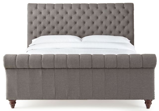 Steve Silver Co. Swanson Gray King Upholstered Bed-1