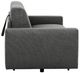 Primo International™ Stearns & Foster® Giotto Charcoal Sofa Bed-3