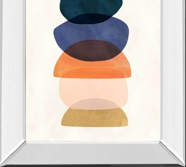 Classy Art Mod Pods I by Victoria Borges Mirror Framed Wall Art-1