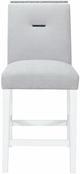 Global Furniture USA Monaco Gray/White Barstool-0