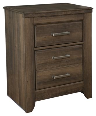 Signature Design by Ashley® Juararo 4-Piece Dark Brown Queen Panel Bed Set-4