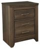 Signature Design by Ashley® Juararo 4-Piece Dark Brown Queen Panel Bed Set-4