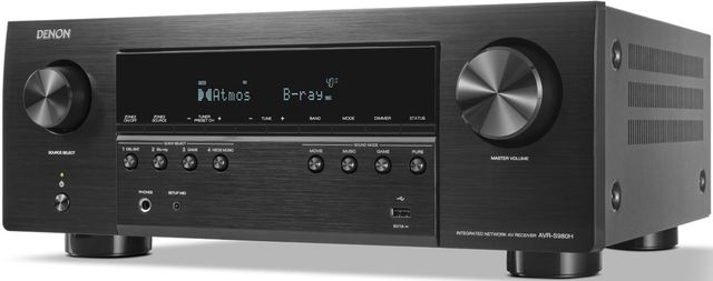 Denon® Black 7.2 Ch. Home Theater Receiver Powered by HEOS™-2