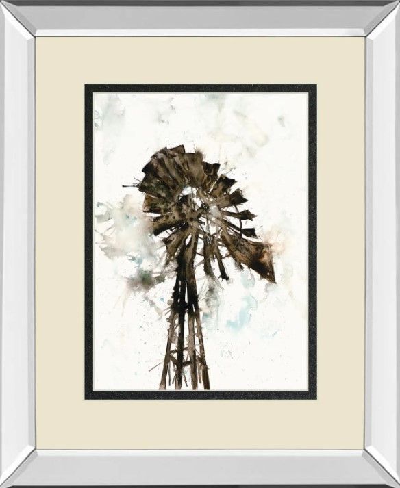 Classy Art Watercolor Windmill by White Ladder Wall Art-0