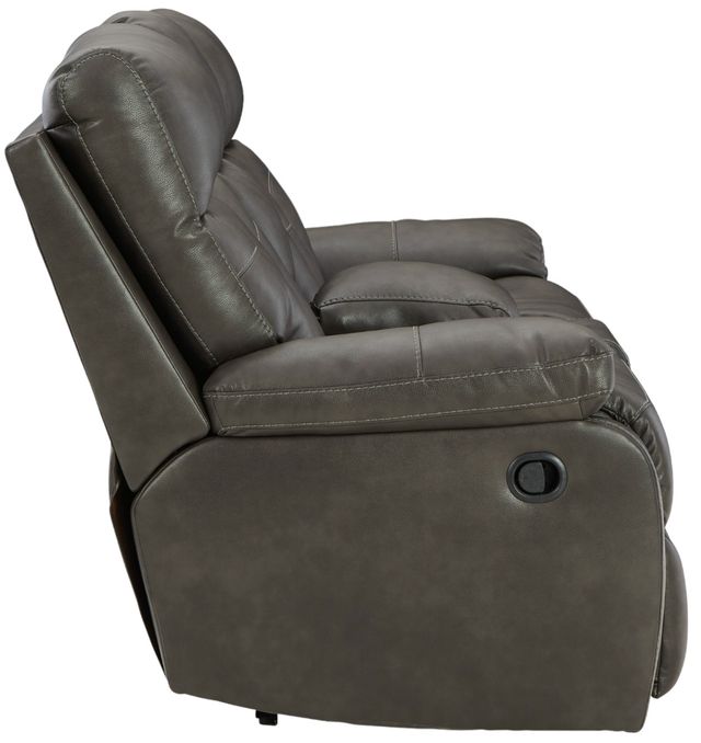 Signature Design by Ashley® Willamen Quarry Reclining Loveseat with Console-2