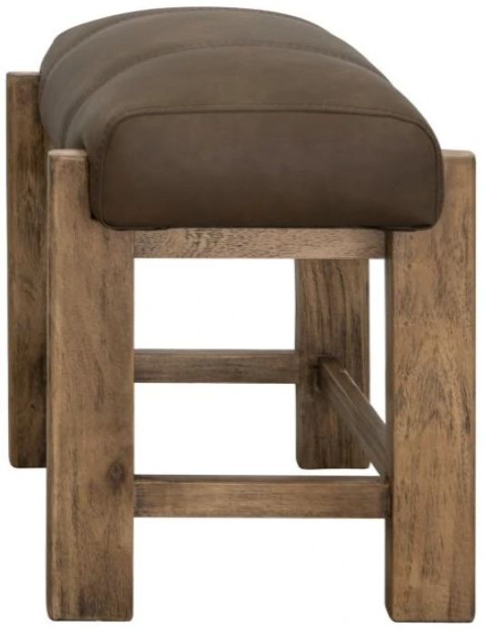 International Furniture Direct Balam Brown/Stained Brown Counter Stool-2
