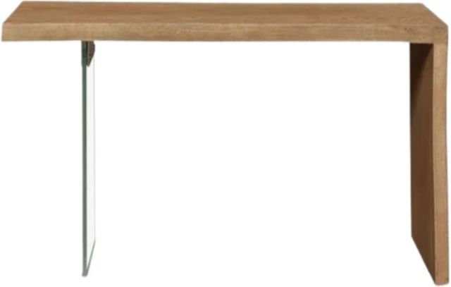 Modus Furniture One Bisque Top Console Table with Clear Base-2