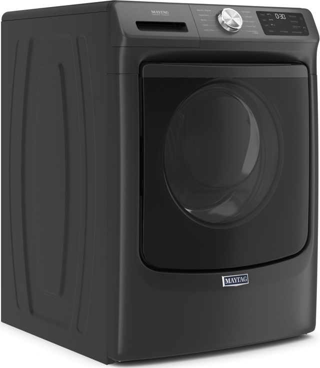 Maytag® 5.2 Cu. Ft. Volcano Black Front Load Washer-2
