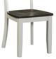 American Wholesale Furniture Gray/White Dining Side Chair-1