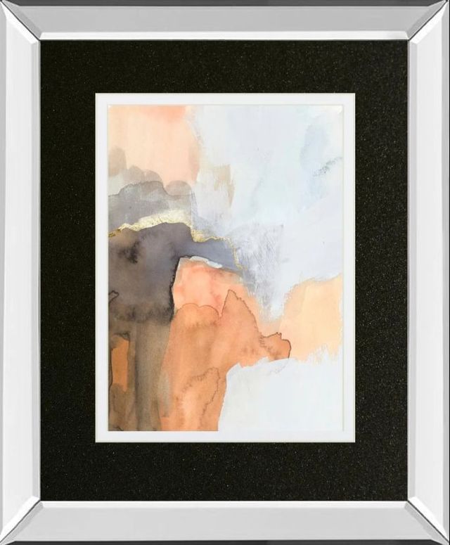 Classy Art Cusp IV by Victoria Barnes Mirror Framed Wall Art-0
