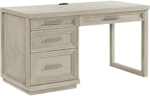 Riverside Furniture Cascade Dovetail Single Pedestal Desk-0