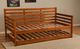 Kodiak Furniture Boho Linen Aqua/Barbados Twin Daybed with Pop Up and Mattresses-4