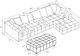 Coaster® Amara 4-Piece Ivory L-Shaped Sectional with Chaise-2