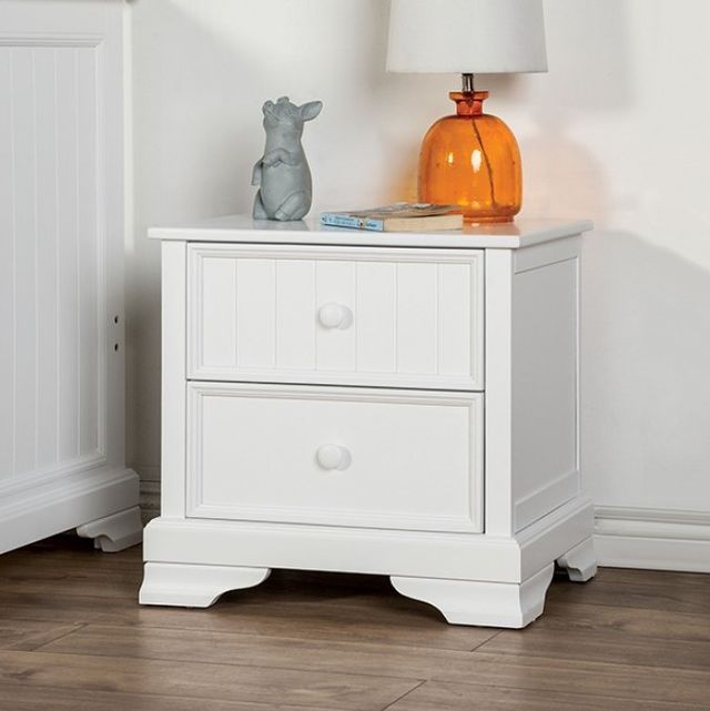 Furniture of America® Fanton White Nightstand-1