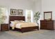Vaughan-Bassett Vista Warm Cherry Queen Sleigh Bed -2