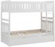Homelegance® Galen White Youth Twin/Twin Bunk Bed with Trundle-0