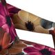 Crestview Collection Flora Brown/Pink Accent Chair-2