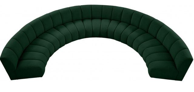 Meridian Furniture Infinity 7-Piece Green Modular Sectional Set-1
