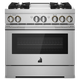 JennAir® RISE™ 36" Stainless Steel Pro Style Dual Fuel Range-0