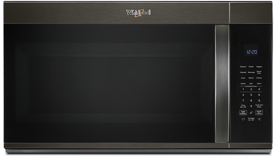 在庫一掃セール 1.9 Whirlpool® Cu. Range the Over Steel Stainless Black Ft. その他