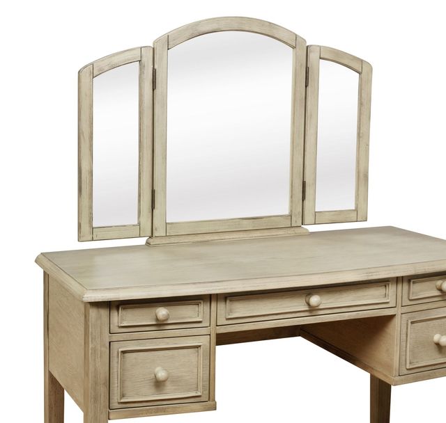 Powell® Mckay 3-Piece Grey Vanity and Bench Set-2