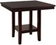 Mazin Furniture Diego Espresso Square Counter Height Dining Table-0