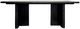 Nest Home Collections Reed Ebony Black Rectangular Dining Table-2