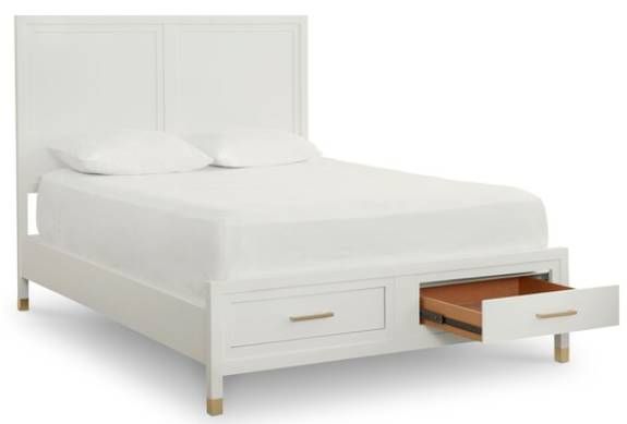 Bassett® Furniture Tidewater Hampton White King Panel Bed-3