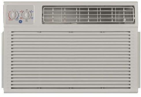 GE 230 Volt Heat-Cool Room Air Conditioner-Gray-0
