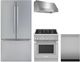 Thermador® 4 Piece Stainless Steel Dual Fuel Kitchen Package-0