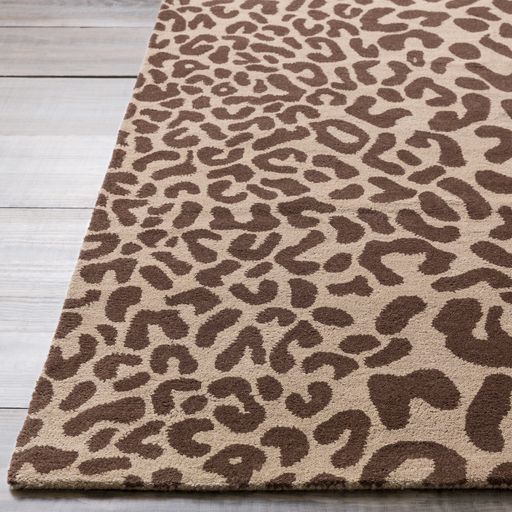 Surya Athena Brown Leopard 5'x8' Area Rug-4