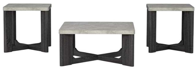 Signature Design by Ashley® Sharstorm 3-Piece Gray Occaional Table Set-1