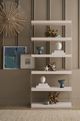 Universal Explore Home™ Oasis White Sandblasted Quartered Pine Shoreline Etagere-4
