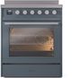 Ilve® Professional Plus II 30" Blue Grey Pro Style Induction Range-1