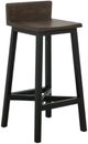 International Furniture Direct Pueblo Black/Brown 30" Bar Stool-0