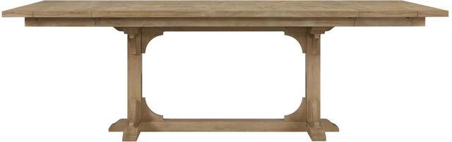 Bernards Tarrington Cashew Counter Trestle Dining Table-2