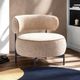 Furniture of America® Florens Light Brown Swivel Chair-0