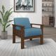 Mazin Furniture Helena Blue Upholstered Storage Accent Chair-4