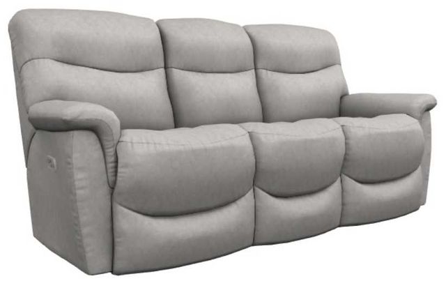 La-Z-Boy® James Powder Power Reclining Sofa with Headrest and Lumbar-0