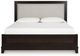 Signature Design by Ashley® Neymorton Dark Grayish Brown Queen Upholstered Panel Bed-3