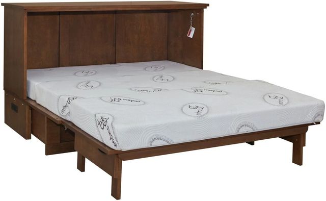 CabinetBed Inc.™ Elite Harrison Cojoba Folding Queen Bed-0