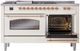 Ilve® Nostalgie II Series 60" Antique White Pro Style Dual Fuel Range-4