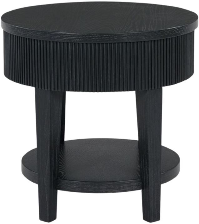 Signature Design by Ashley® Marstream Black End Table-2
