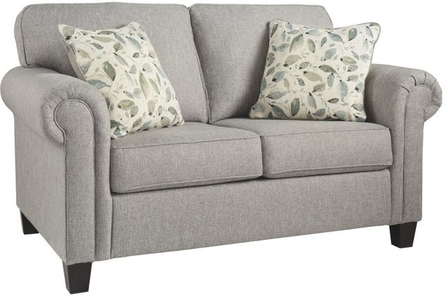 Signature Design by Ashley® Alandari Gray Loveseat-0
