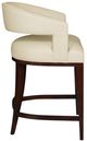 Century® Trading Company Rita Brown/White Counter Stool-2