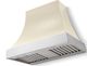 La Cornue CornuFé Cascade 36" Morning Dew Wall Mounted Range Hood with Polished Chrome Trim-0