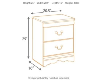Signature Design by Ashley® Huey Vineyard Black Nightstand-3