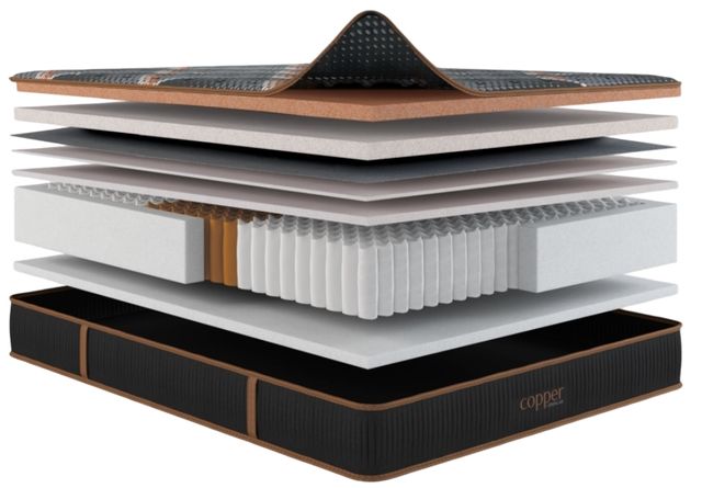 Spring Air® Copper 13.5" Hybrid Firm Quilted Top Twin Mattress-2