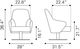 Zuo® Modern Withby Brown Accent Swivel Chair-3