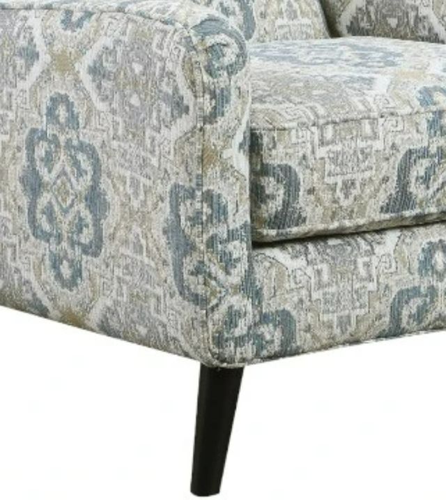 Fusion Furniture Plumley Bisque Chalupnik Storm Gray Accent Chair-1